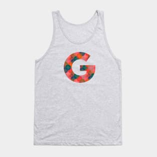 Letter G Initial Tank Top